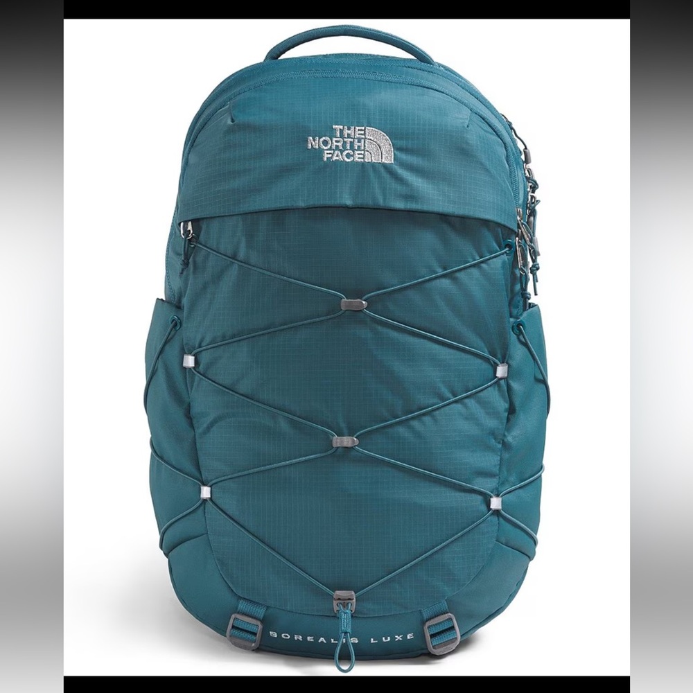 NWT The North‎ Face Women's Borealis Backpack, Color: Space/TNF White (Teal)